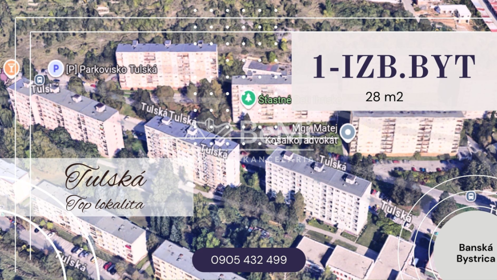 REZERVOVANÉ 1-izbový byt, kompletná rekonštrukcia, Banská Bystrica