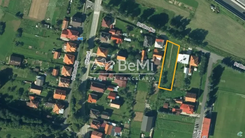 Stavebný pozemok 1046 m² - Závažná Poruba ID: 022-14-STSA