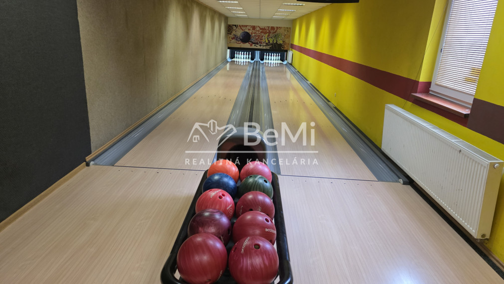 EXKLUZÍVNY Zabehnutý  polyfunkčný objekt s bowlingom