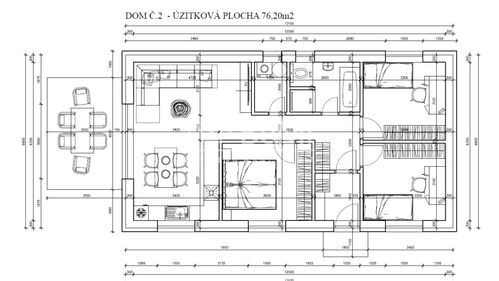 Na predaj novostavby 3 izbový  a 4 izbový rodinný dom Veľká Mača, rezidenčné bývanie id036-12-EVBA