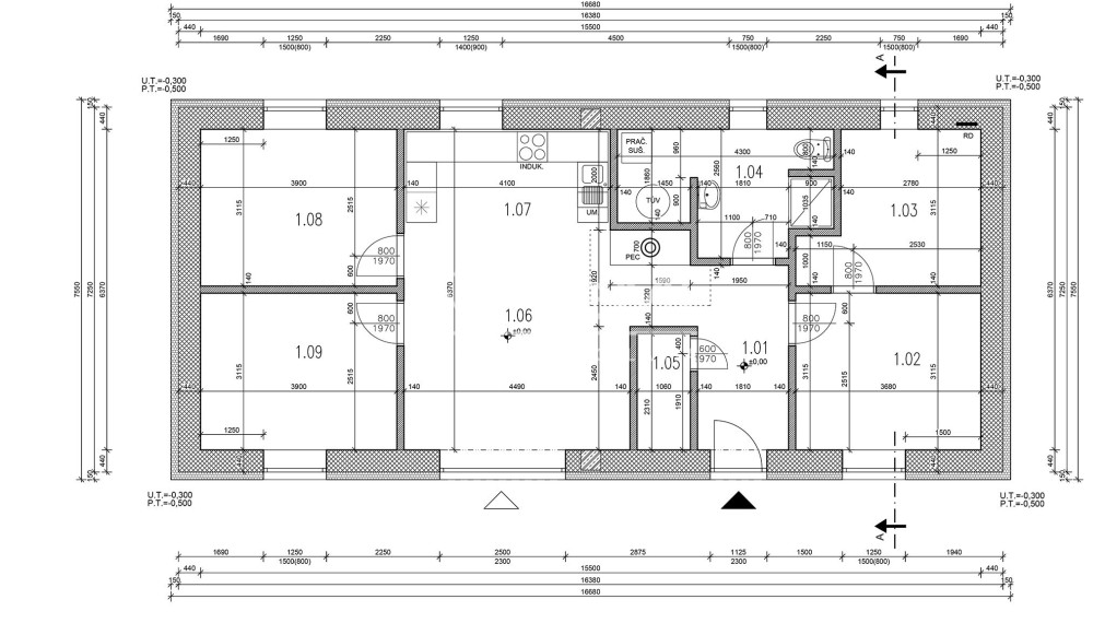 STAVEBNÝ POZEMOK S PRÁVOPLATNÝM STAVEBNÝM POVOLENÍM A PROJEKTOM – MARTOVCE id044-14-evba