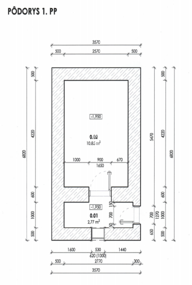 Pozemok s rodinným domom o výmere 3 671 m² v obci Jelenec