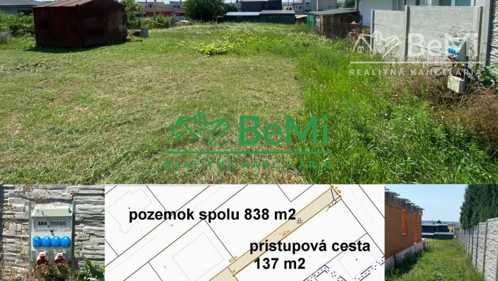 Pozemok so stavebným povolením Nitra - Janíkovce 838 m2 ID 265-14-MIG
