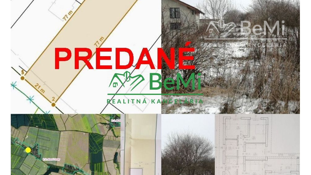 PREDANÉ Pozemok 1 610 m2 ,Nové Sady - Ceroviny ID 281-14-MIGa