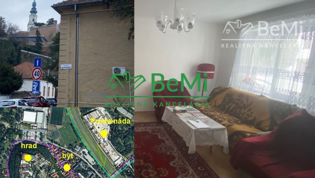 3 - izbový byt Nitra centrum " pod Hradom " ID 366-113-MIG
