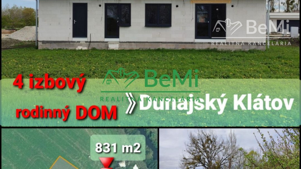 4 izbový rodinný DOM ...Dunajský Klátov...Riviéra (021-12-SIMEE)