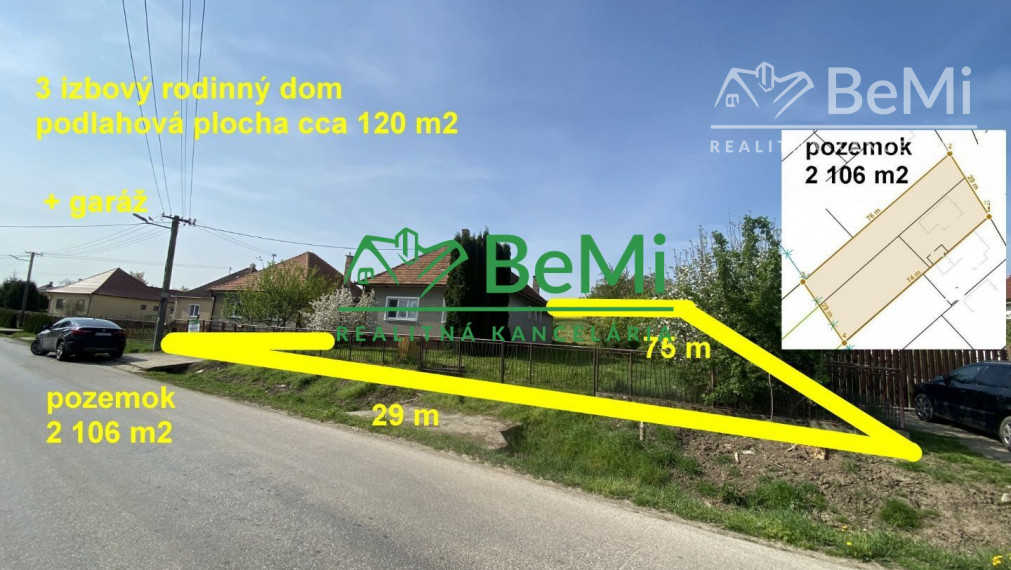 REZERVOVANÉ Rodinný dom Nové Sady - Sila pozemok 2 106 m2