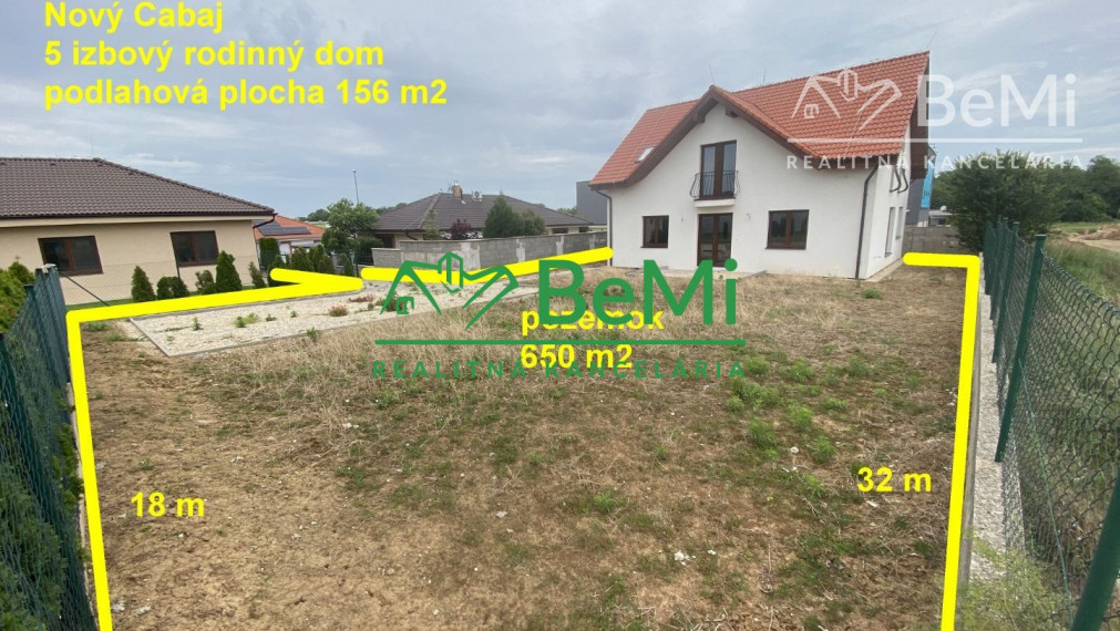 Novostavba - holodom Nový Cabaj 5 izbový rodinný dom ID 487-12-MIG