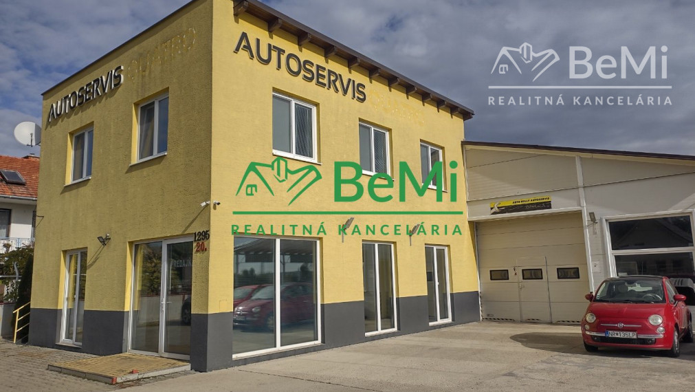 Predáme väčšie komerčné priestory, autoservis Lužianky.