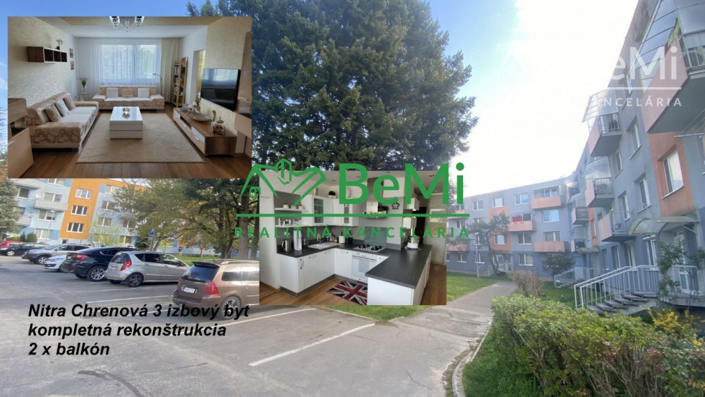 Nitra Chrenová 3 izbový byt na skvelej adrese ID 554-113-MIGa