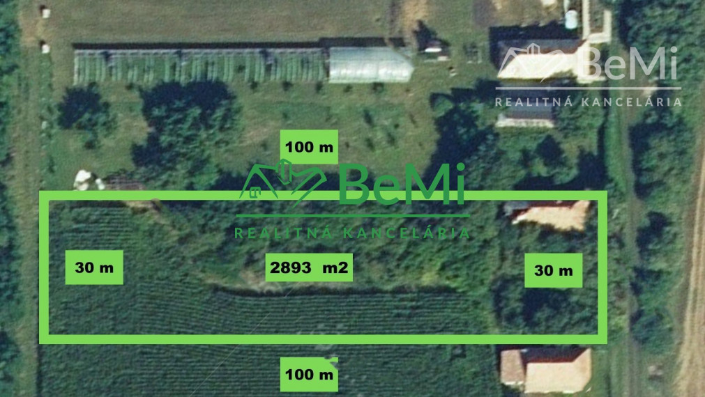 Predaj pozemok 2893m2 polosamota obec Poľný Kesov pri NR(209-12-JUF)
