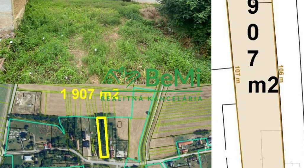 Pozemok pre RD Hruboňovo - Suľany všetky IS ID 405-14-MIG
