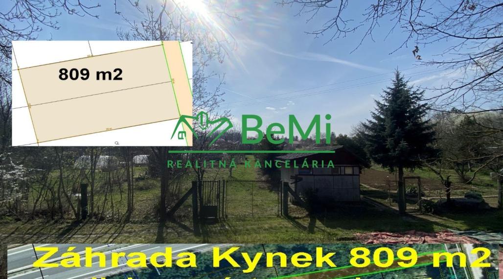 Záhrada  809 m2 Nitra - Kynek ID 466-14-MIGa