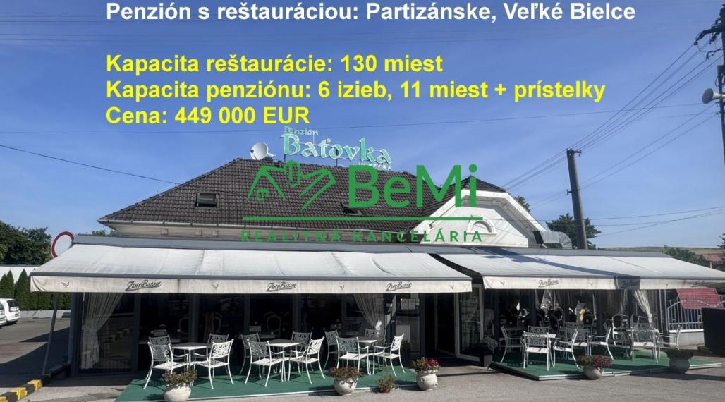 Penzión s reštauráciou – Partizánske                               (023-18-DABA)