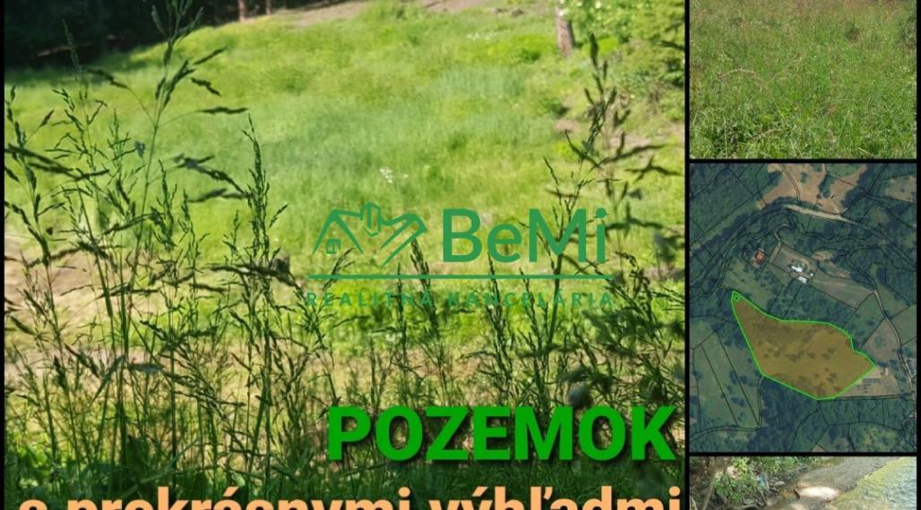 POZEMOK s prekrásnymi výhľadmi...Vyhne (057-14-DAR)