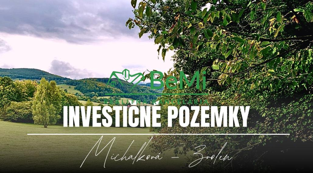 Slnečné pozemky 11434 m2, Michalková