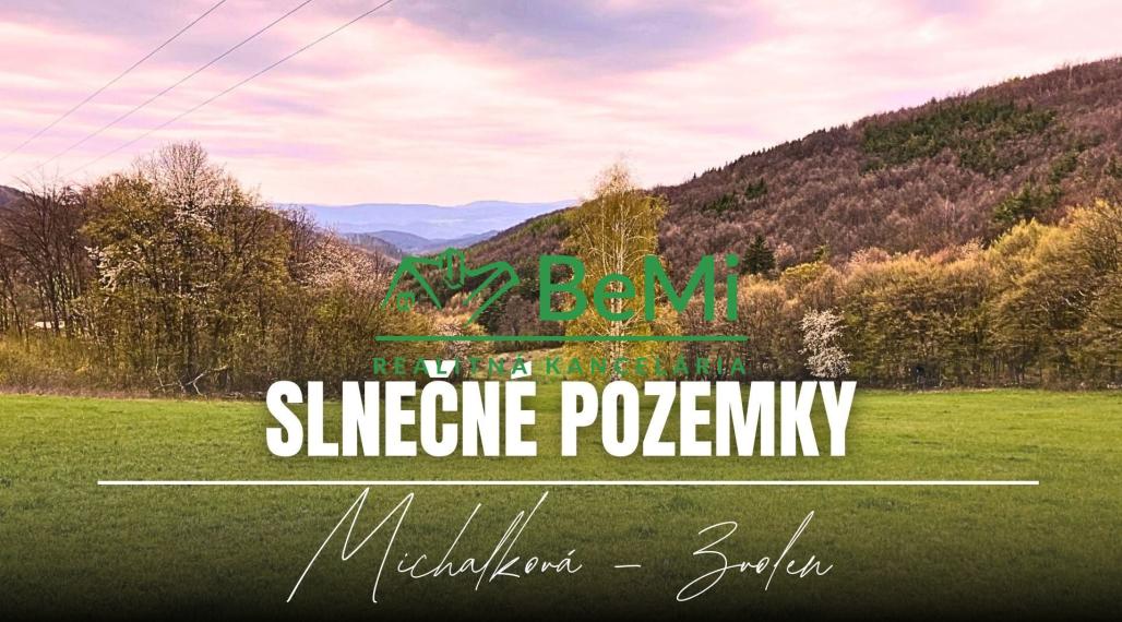 Pozemok pre mobilný dom 3970 m2, polosamota, Michalková