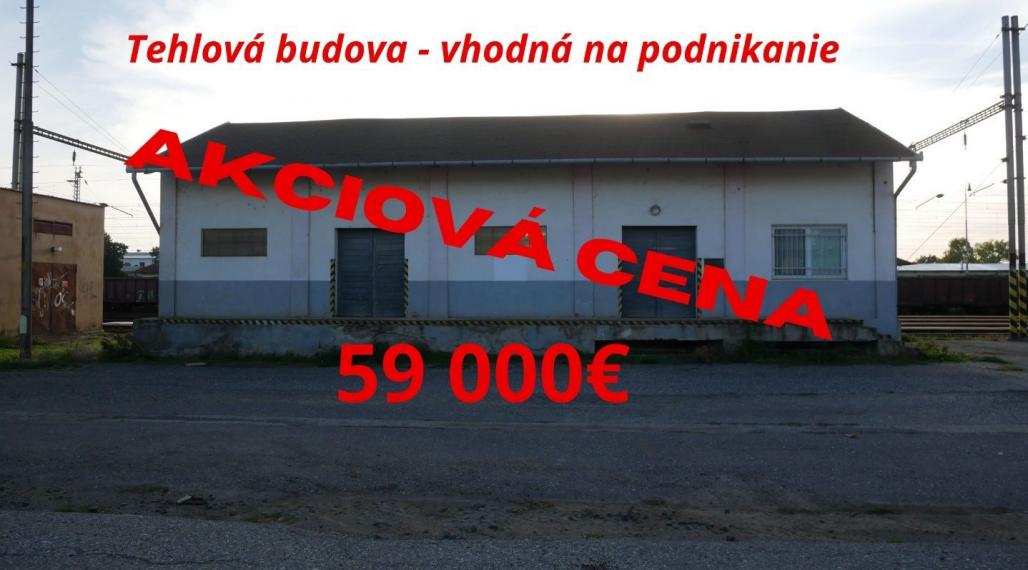 PREDAJ - INVESTIČNÁ PRÍLEŽITOSŤ - BUDOVA SO SKLADOVÝMI PRIESTORMI ID 007-17-FIJA