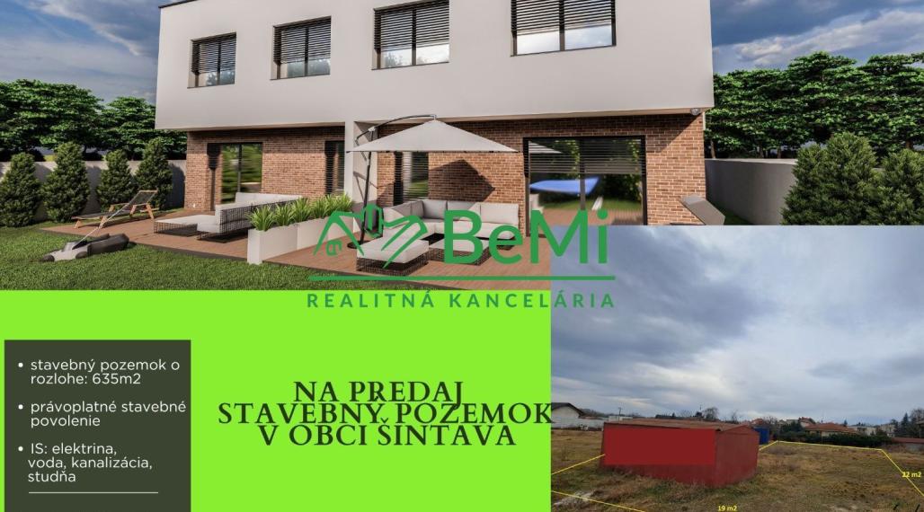 Stavebný pozemok v obci Šintava/ o výmere 635 m2 - novo vybudovaná štvrť Malé Sihote ID 027-14-EVBA