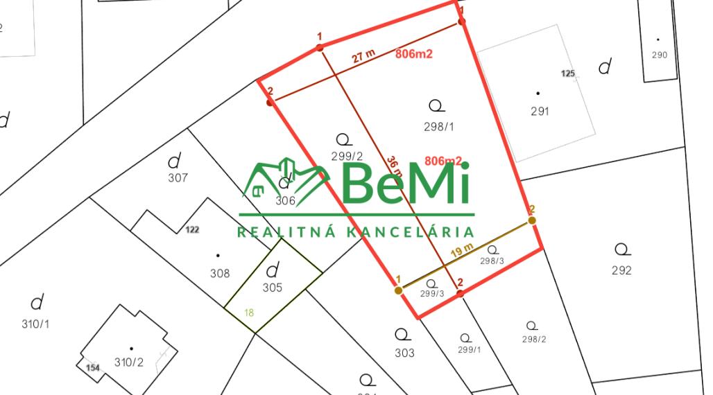Exkluzívne na predaj stavebný pozemok v obci Brezolupy