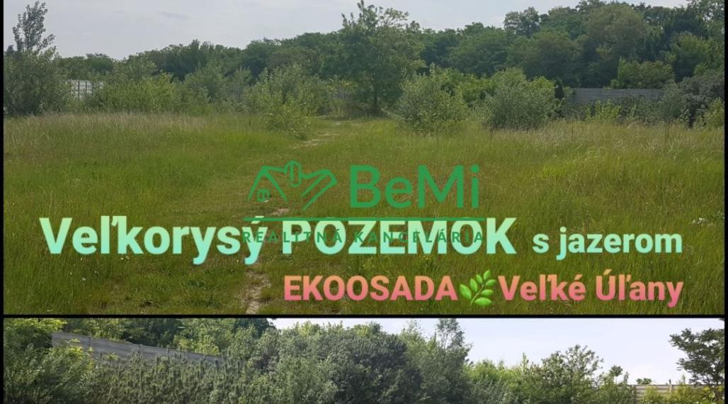 POZEMOK s jazerom...4093m2...Veľké Úľany (168-14-DARE)