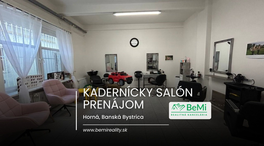 Prenájom, kadernícky salón, Banská Bystrica