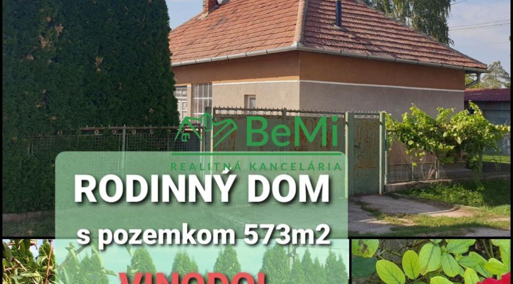 Rodinný DOM  so záhradou...573m2... Vinodol (155-12-DARE)