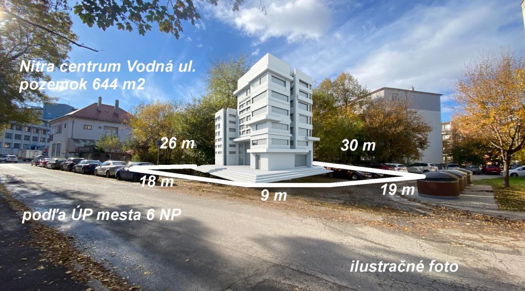Nitra centrum Staré Mesto pozemok 644 m2 ID 593-14-MIG
