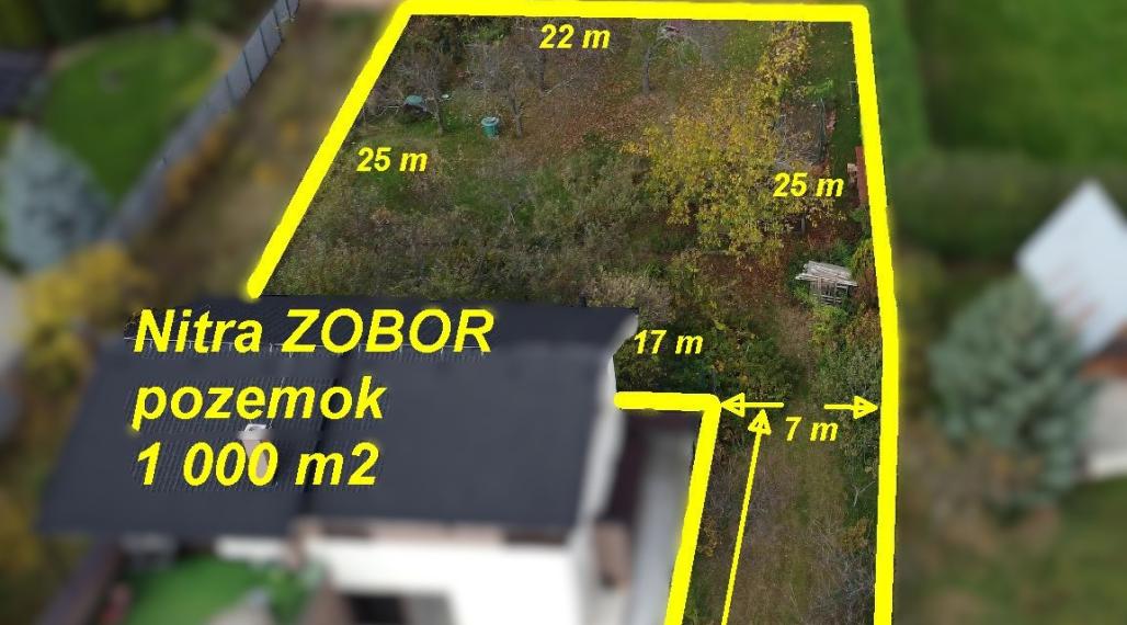 Nitra Zobor pozemok cca 1 000m2 ID 594-14-MIG