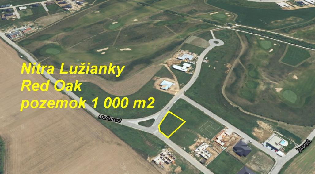 Nitra Lužianky RED OAK golf  pozemok 1 000 m2 ID 599-14-MIG
