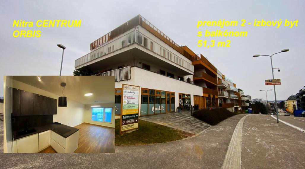 Prenájom 2i byt Nitra centrum ORBIS ID 602-212-MIG