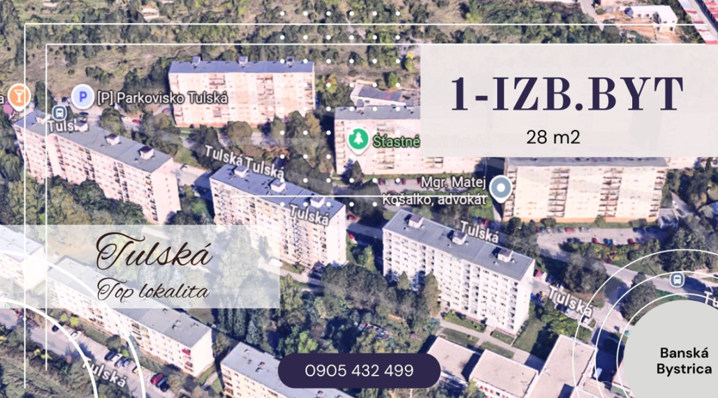 1-izbový byt, rekonštrukcia, Tulská, Banská Bystrica