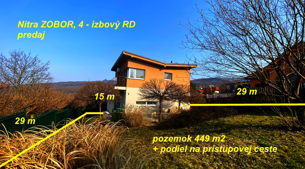 Nitra ZOBOR 4 - izbový RD ID 604-12-MIG