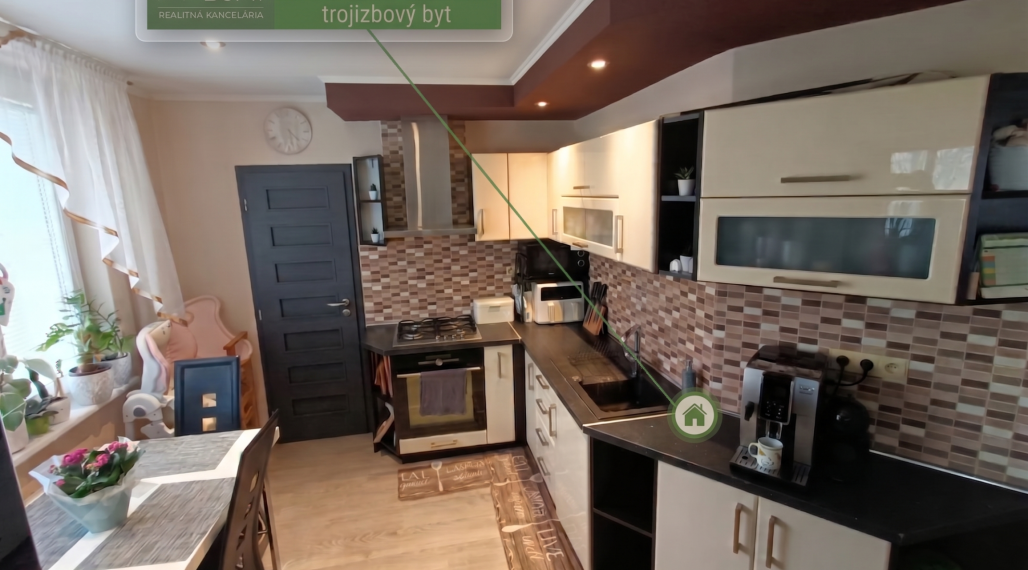 3-izbový byt (85m²) v TOP stave, klíma, zateplený dom, TO. 014-113-RAKOEa