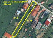 REZERVOVANÉ Pozemok Nitra ZOBOR 694 m2 636-14-MIG - fotografia 4