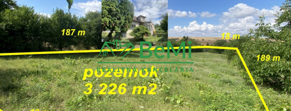 Veľký Lapáš rodinný dom pôvodný stav pozemok 3 226 m2 ID 570-12-MIG