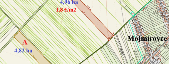 Orná pôda v k.ú. Svätoplukovo - 9,8 ha