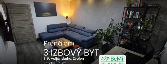 3-izbový byt vo Zvolene – Tepličky s loggiou a pivnicou