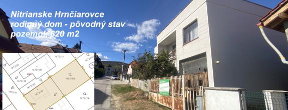 Rodinný dom pôvodný stav Nitrianske Hrnčiarovce ID 609-12-MIGa