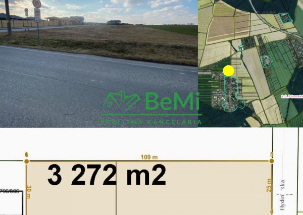 Pozemok Párovské Háje 3 272 m2 ,na výstavbu RD ,všetky IS ID 289-14-MIG