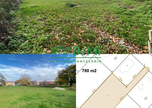 Pozemok 780 m2 Cabaj - Čápor (časť Cabaj) ID 351-14-MIG