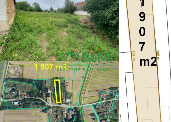 Pozemok pre RD Hruboňovo - Suľany všetky IS ID 405-14-MIG