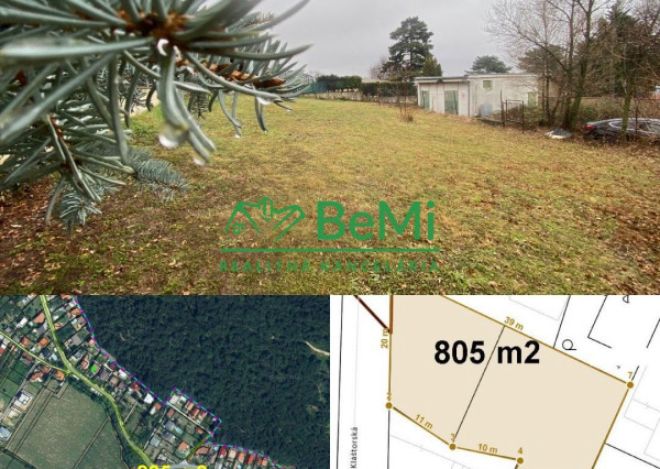 Pozemok Nitra - ZOBOR 805 m2 ID 446-14-MIG