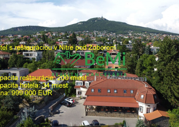 Hotel s reštauráciou v lukratívnej časti Nitra – Zobor 013-18-DABA