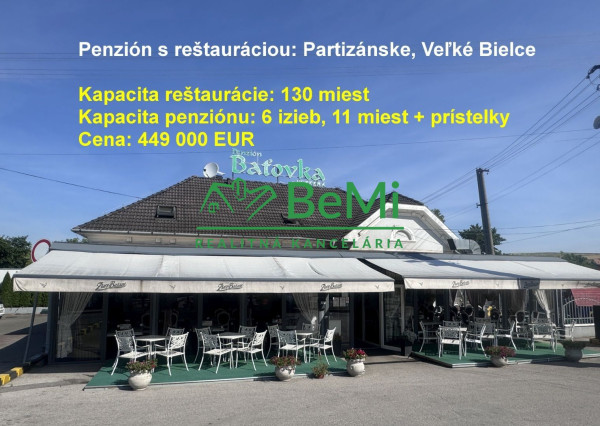 Penzión s reštauráciou – Partizánske                               (023-18-DABA)