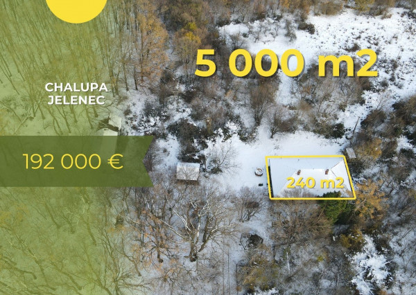 PREDAJ - CHALUPA 240 m2 - JELENEC ID 026-13-FIJA