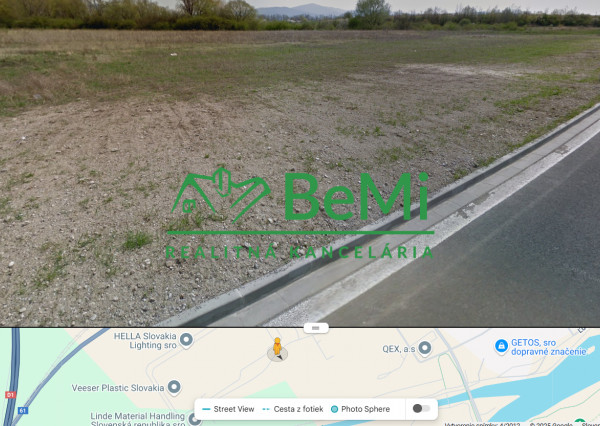 REZERVOVANÉ !!! Na predaj priemyselný pozemok – 4140 m² v Priemyselnom parku 007-14-MIKUa