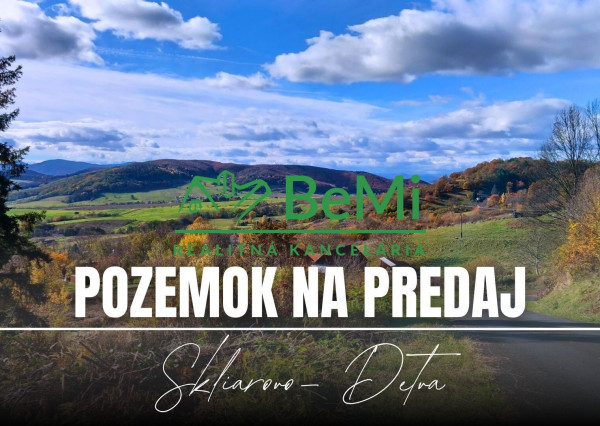 Pozemok pod lesom 1748 m2, Skliarovo