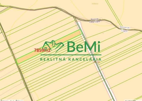 Predaj orná pôda - Cabaj-Čápor, 7859 m2 (112-14-VIG)