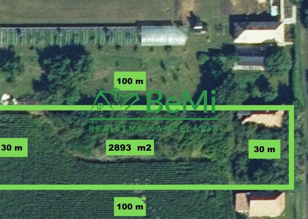 Predaj pozemok 2893m2 polosamota obec Poľný Kesov pri NR(209-12-JUF)
